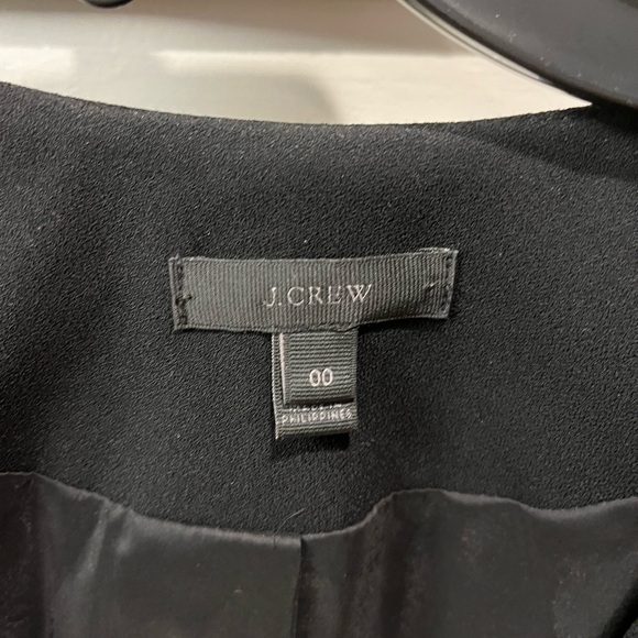 J. Crew black blazer, 00 double breasted French style - Picture 2 of 5